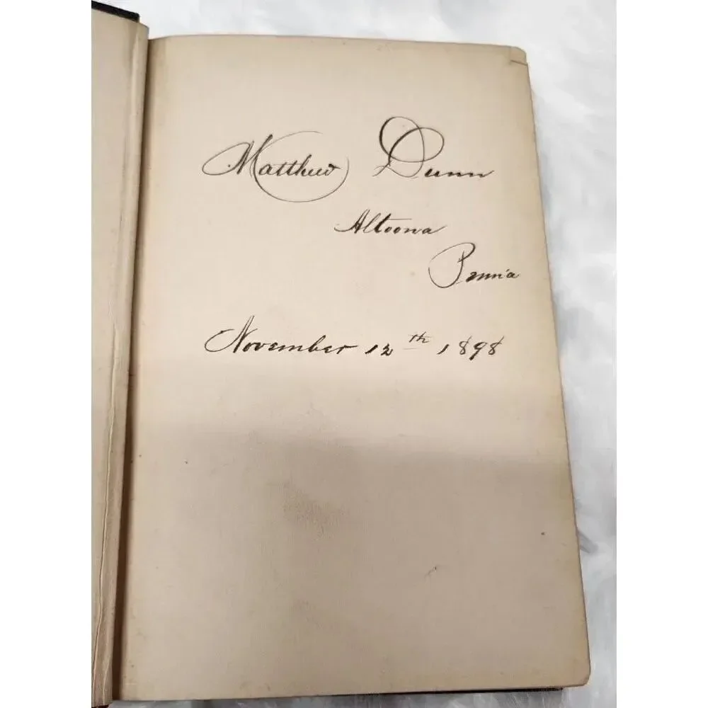 Vintage 1898 Miss Erin hardcover book #A88